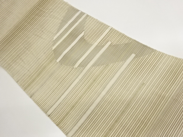 JAPANESE NAGOYA OBI FOR SUMMER / WOVEN STRIPE